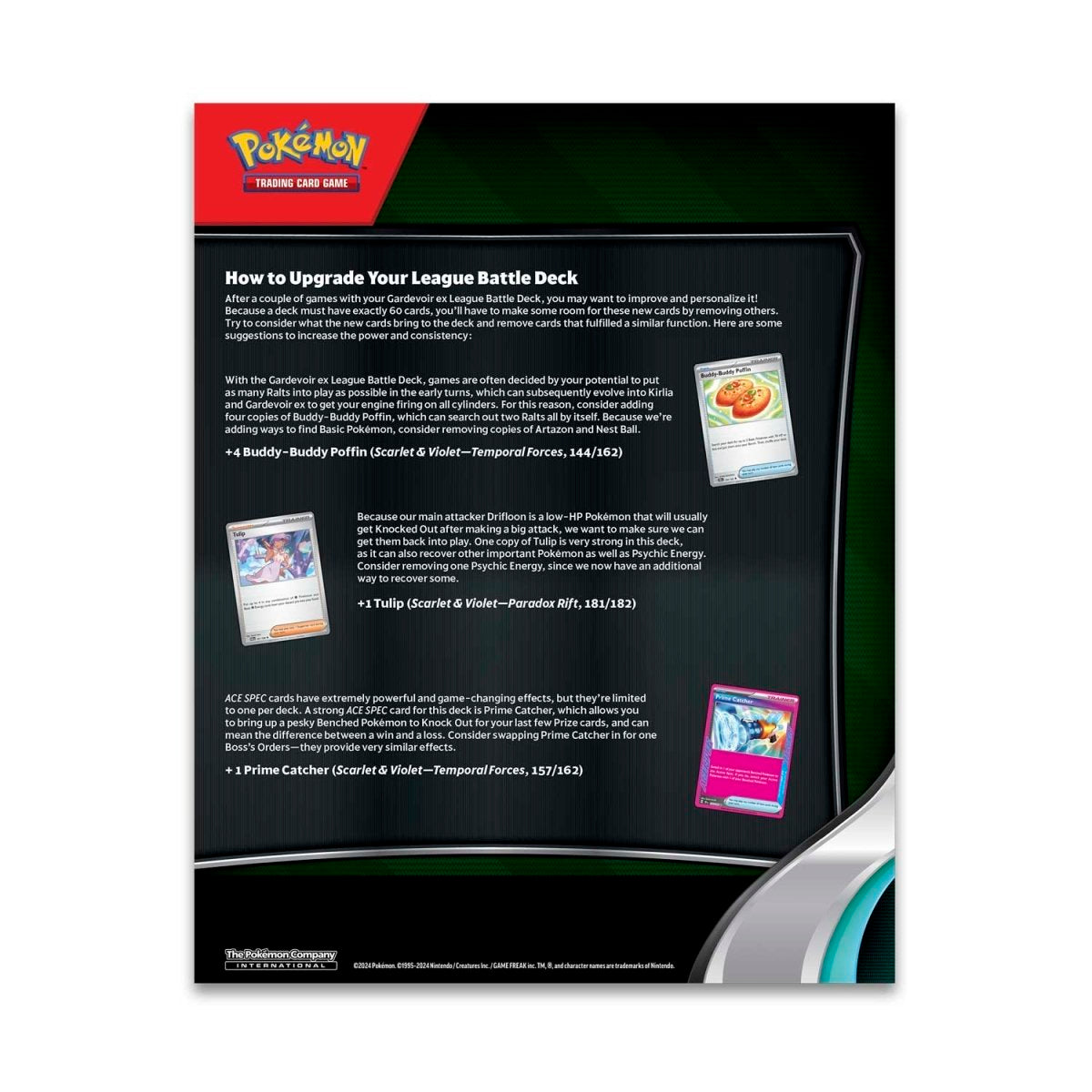 Pokémon TCG Gardevoir ex League Battle Deck