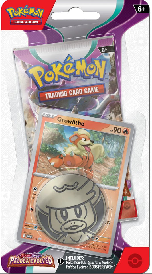 Pokémon TCG Paldea Evolved Checklane Blister