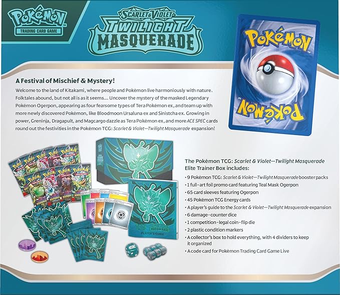 Pokemon TCG Twilight Masquerade Elite Trainer Box (ETB)