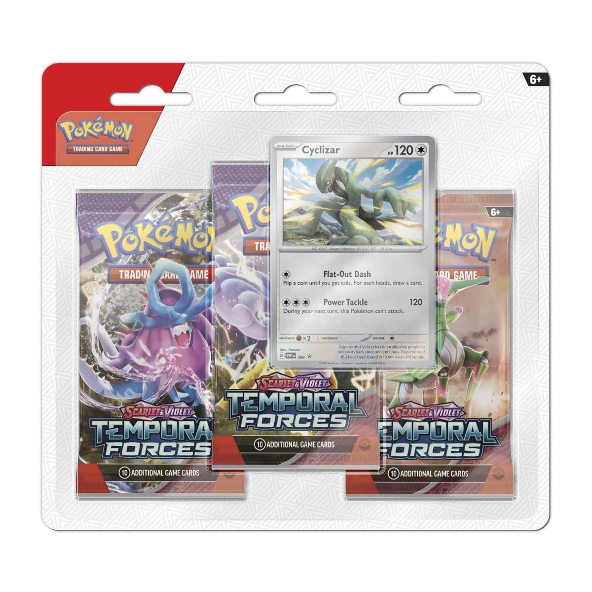Pokémon TCG Temporal Forces 3 Booster Packs Blister