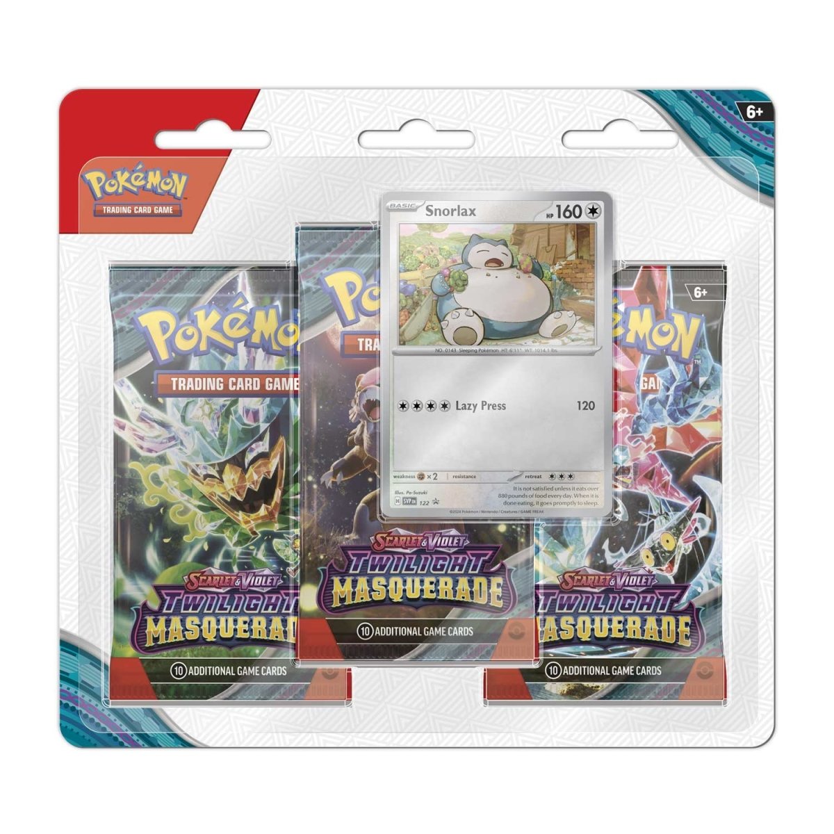 Pokémon TCG Twilight Masquerade 3 Booster Packs Blister